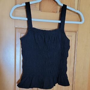 Universal Thread Black Smocked Camisole AND Pink Smocked Camisole